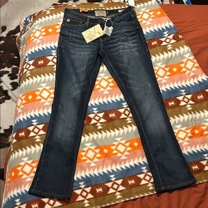 NEW! Women’s SKINNY Bootcut 27/32 Dear John Dark Blue Boot Cut Jeans With Tags